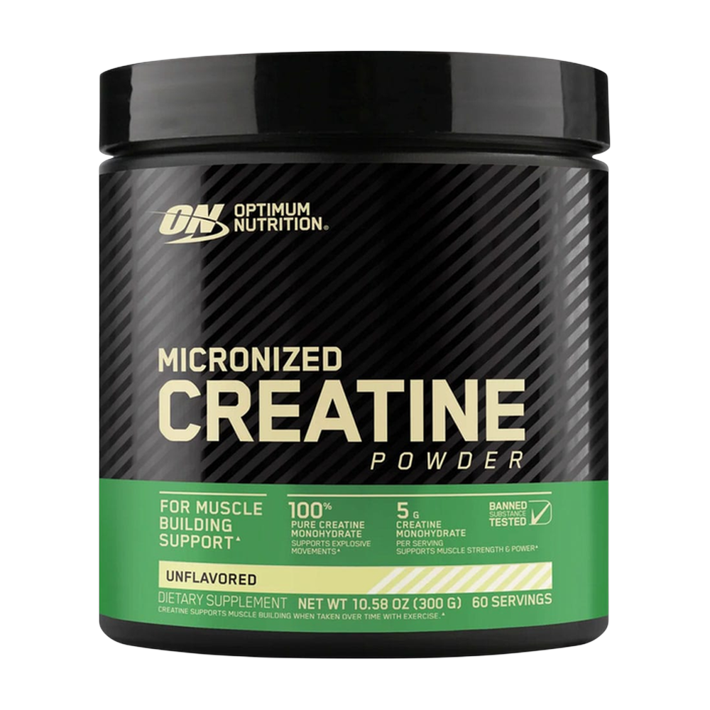 Tarro de Optimum Nutrition Micronized Creatine Powder de 300 g